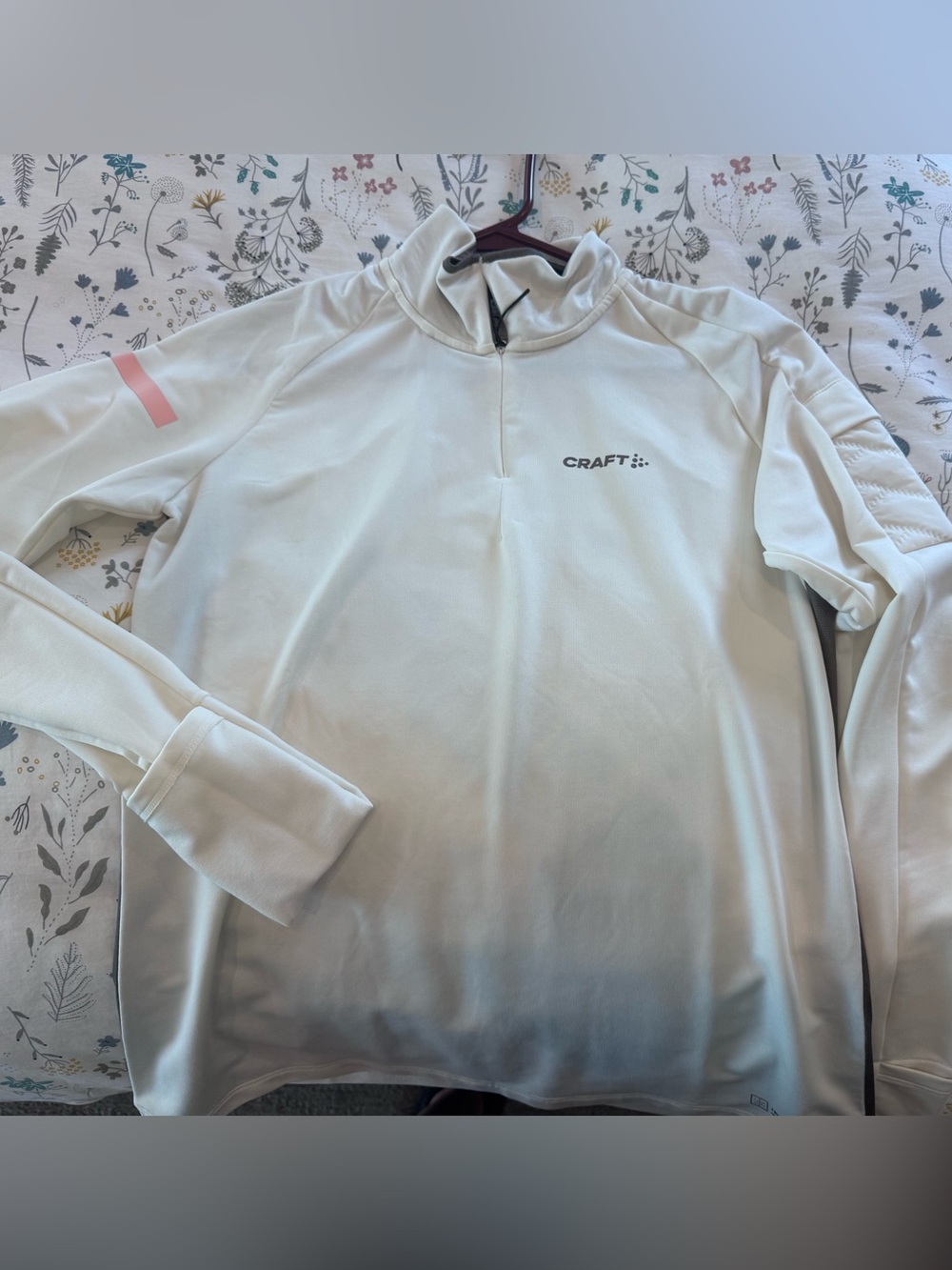 Craft White Quarter-Zip Performance Pullover